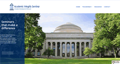 Desktop Screenshot of integrityseminar.org