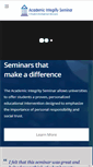 Mobile Screenshot of integrityseminar.org